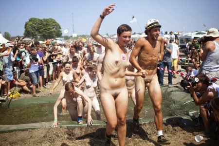 Nudist festivals Naked guys