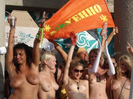 Festival Parade of Naked Women