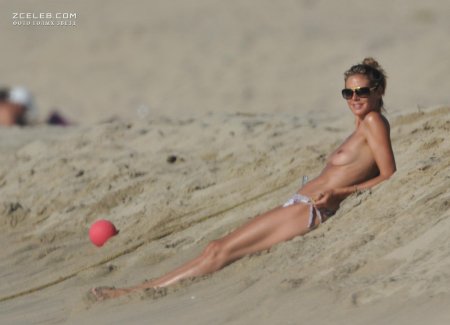 Heidi Klum Topless Beach