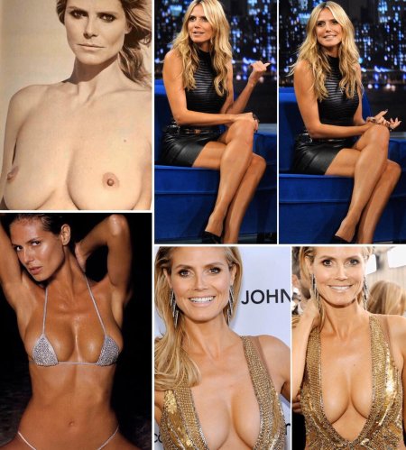 Heidi Klum chest exposed