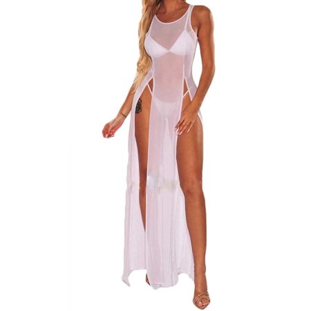 Transparent beach dress