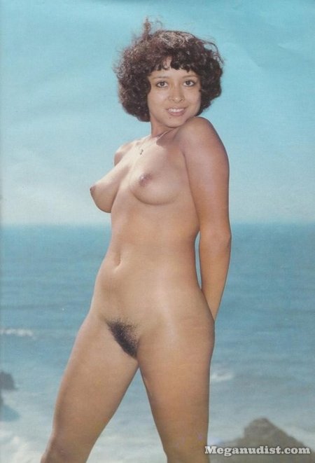 Retro nudists with hairy pubes