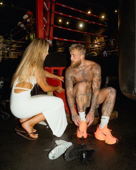 Yutta Lerdam and Jake Paul