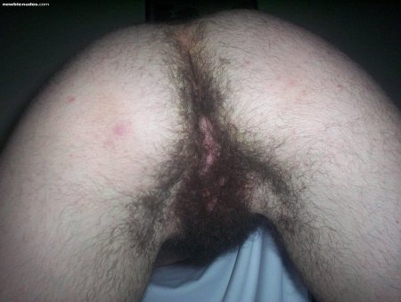 Hairy female ass