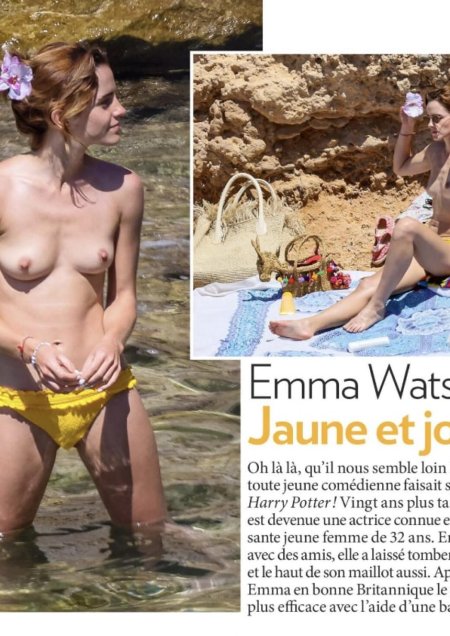 Emma Watson on Ibiza 2022 Toples