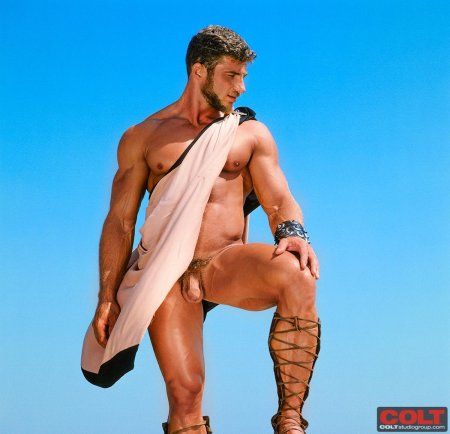 Photoshoot of naked men