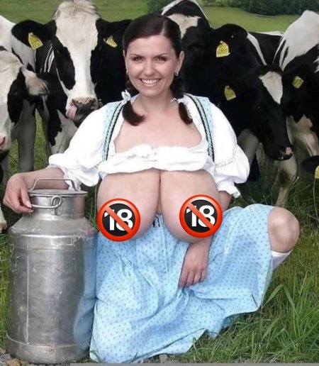 Milkmaid with big tits