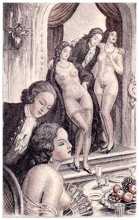Old erotic engravings