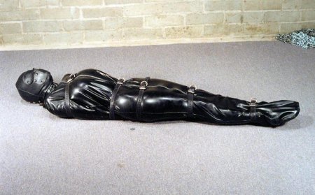 Plastic mummification of BDSM