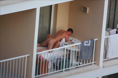 Naked women spied