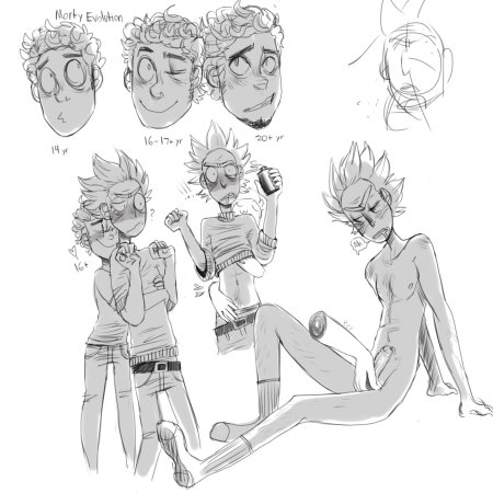 Rick Sanchez and Morty Smith Yaoi Hentai