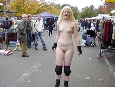 Russian albino with white skin nude