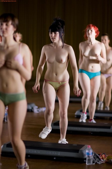 Ukrainians Naked Aerobics