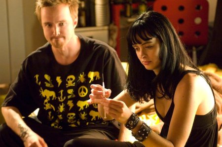Jesse Pinkman and his girlfriend