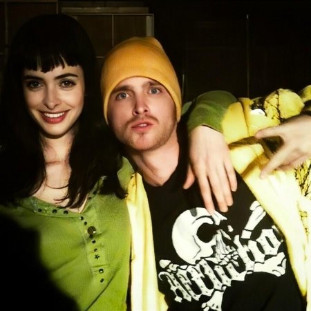 Kristen Ritter and Aaron Paul