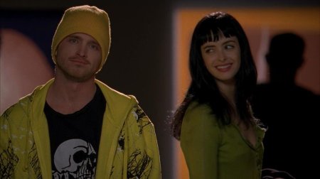 Kristen Ritter and Aaron Paul