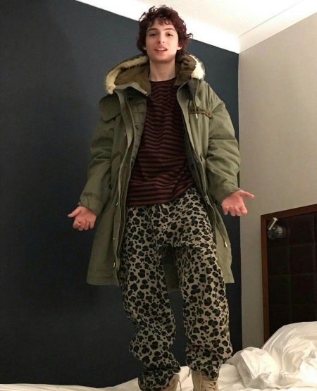 Finn Wolfhard in full growth