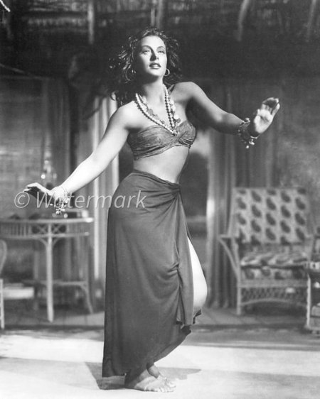 Hedi Lamarr in a dress