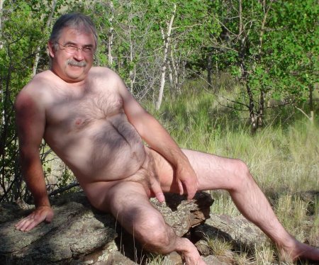Elderly men naked